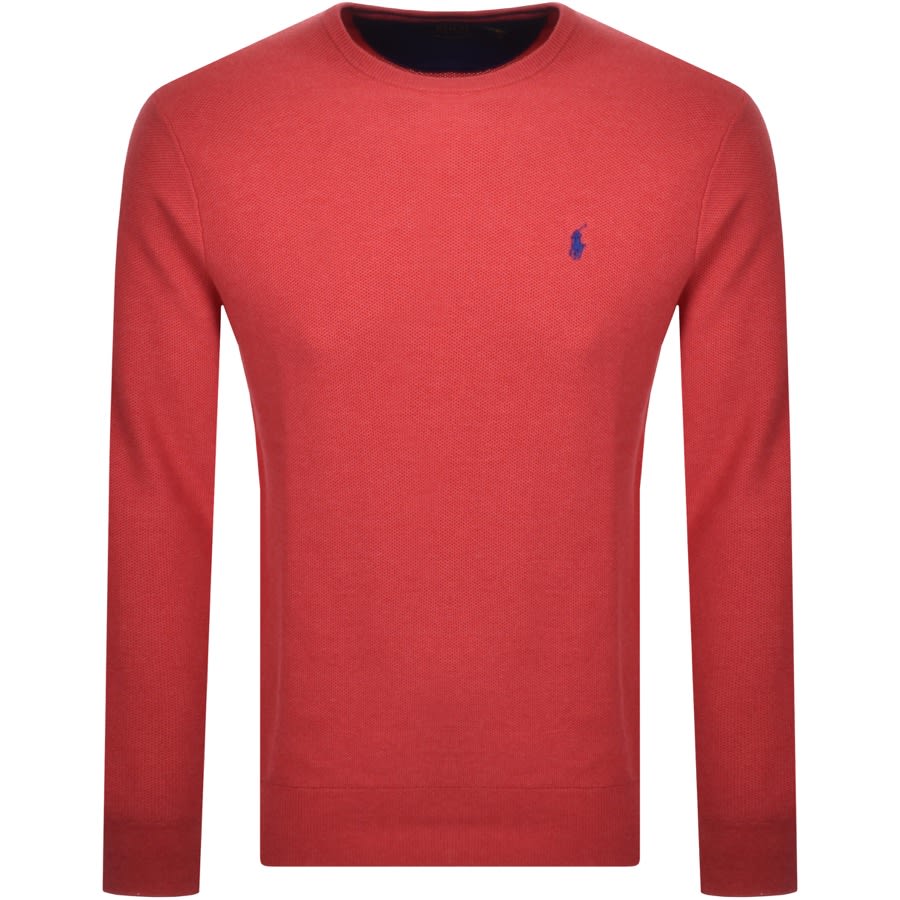 Alternative Image for ProductRalph Lauren Crew Neck Knit Jumper Red1
